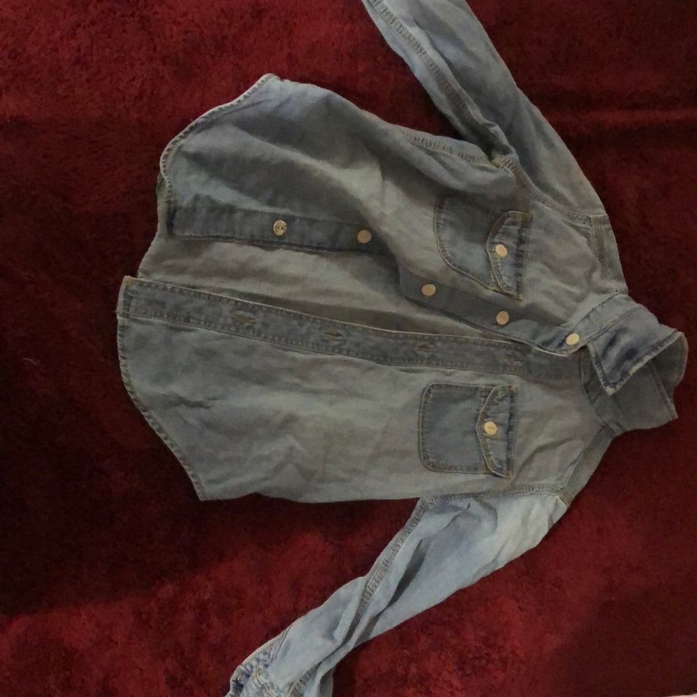 Boys  denim button down